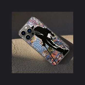 Чехол для телефона с абстрактным рисунком «Бэнкси граффити» для Apple Iphone 15 13 12 11 14 Pro Max Mini Cover SE 2020 X XS XR 8 7 6 6S Plus 5 5S Sh iPhone 11