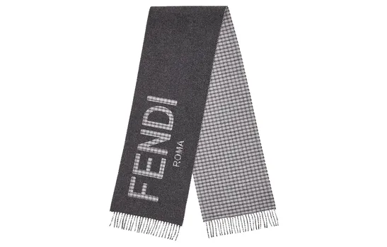 Вязаный шарф унисекс FENDI