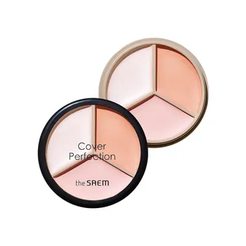 Консилер SAEM Cover Perfection Triple Pot Beige & Pink & Green