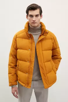 Стеганый пуховик oversize силуэта