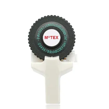 Мини-принтер MoTex E101 белого цвета, совместимый с dymo, 3D-лента для тиснения, ручная пишущая машинка, производитель этикеток для тиснения надписей