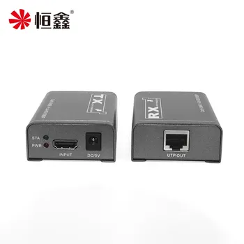 60 м HDMI HD сетевой кабель-удлинитель Передача аудио и видео сигнала Cat5e/6 передатчик 60 м