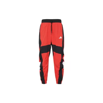 Мужские джоггеры Adidas с логотипом и шнурком, красные FL4685 L