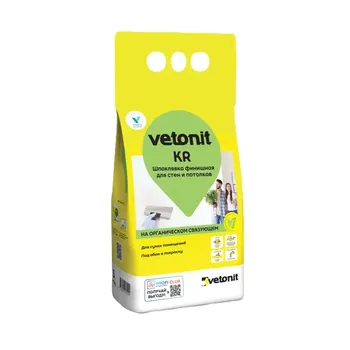 Шпаклёвка полимерная финишная Vetonit KR 5 кг