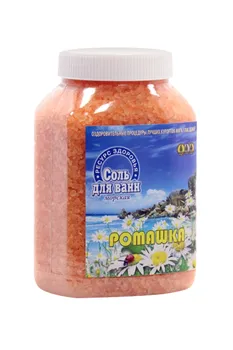Соль д/ванн Ромашка, 1 700 г, пэт банка