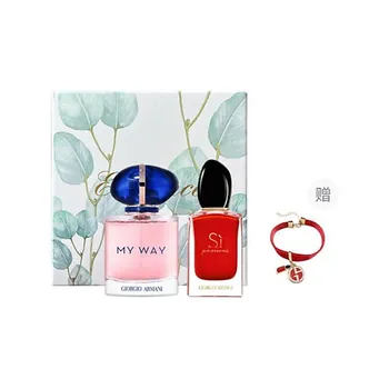 GIORGIO ARMANI Набор подарочный мини-парфюм Mi Way 7 мл +Si Passione 7 мл + браслет