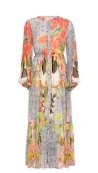 Женское платье Josefina Maxi в цвете Selva Birds CAROLINA K