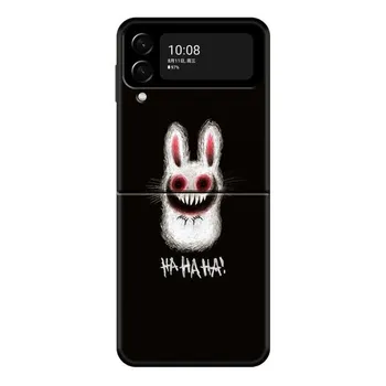 Чехол для телефона Samsung Galaxy Z Flip 4 Z Flip3 5g, чехол для Galaxy Z Flip PC, жесткий чехол, страшная улыбка, скелет, демон, дьявол Samsung Z Flip4