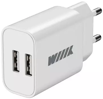 Сетевое зарядное устройство WIIIX UNN-1-2-01 2.4A универсальное белый
