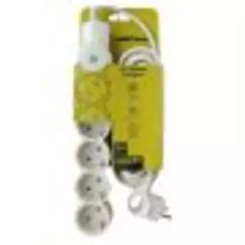 Сетевой фильтр DUWI 32574 1 (5 гнезд, 1,5м) со шторками, белый