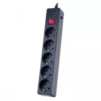 Сетевой фильтр Perfeo PF-A4658 (5 роз, 1.8м) черный