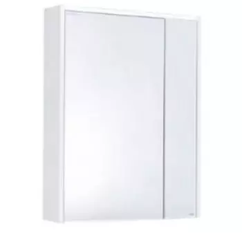 Шкаф с зеркалом Roca Ronda 600мм бетон/белый глянец (ZRU9303007)
