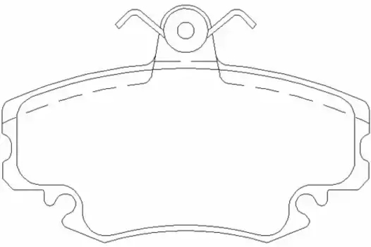 Тормозные колодки дисковые передняя ось TEXTAR 2146304