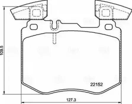 Тормозные колодки дисковые передняя ось TRIALLI PF 4400