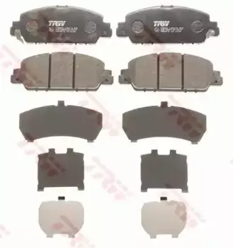 Тормозные колодки дисковые передняя ось TRW GDB3615