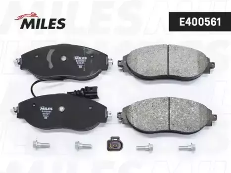 Тормозные колодки дисковые передняя ось MILES E400561