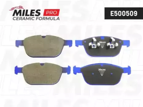 Тормозные колодки дисковые передняя ось MILES E500509