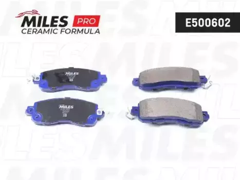 Тормозные колодки дисковые передняя ось MILES E500602
