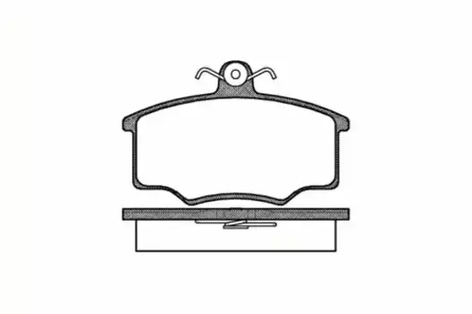 Тормозные колодки дисковые передняя ось REMSA 0046.00