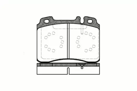 Тормозные колодки дисковые передняя ось REMSA 0379.20