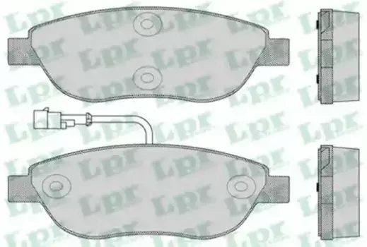 Тормозные колодки дисковые передняя ось LPR 05P1268