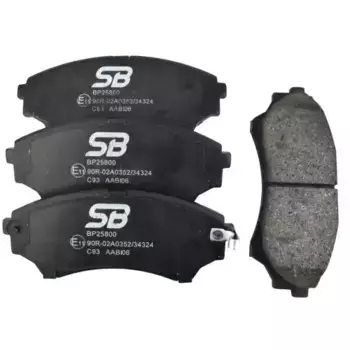 Тормозные колодки дисковые передняя ось SB NAGAMOCHI BP25800