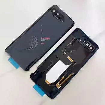 Для Asus ROG 5 5S Phone 5 ZS673KS крышка батарейного отсека + рамка объектива камеры + наклейка на корпус для телефона ROG 5s средняя рамка Middle Frame