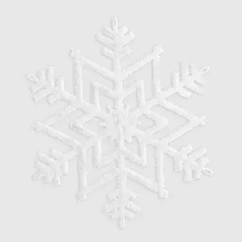 Подвеска Due Esse Christmas снежинка 25 см
