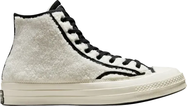 Кроссовки Converse Chuck 70 High Sherpa - Egret, белый