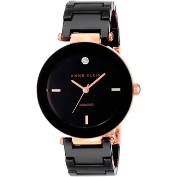 fashion наручные женские часы Anne Klein 1018RGBK. Коллекция Diamond