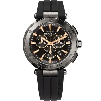 fashion наручные мужские часы Herbelin 37688G33TCA. Коллекция Newport Chrono