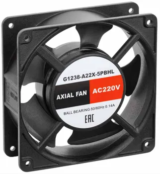 Вентилятор SILART G1238-A22X-5PBHL осевой, 120 х 120 х 38, 220 VAC, подшипник качения