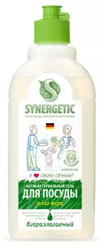 Средство для мытья посуды SYNERGETIC 103053, 500мл, гель, Алоэ Вера (0)