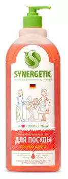 Средство для мытья посуды SYNERGETIC 103104, 1л, гель, Арбуз (0)