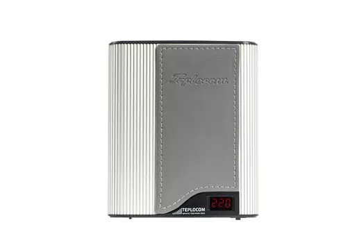 Стабилизатор напряжения Бастион TEPLOCOM ST-555-И Western silver gray, 555VA, EURO, серебристый (577) для котлов