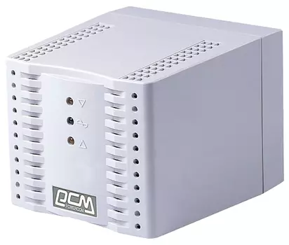 Стабилизатор напряжения Powercom TCA-2000, 2000 VA, 1 кВт, EURO, черный