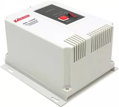 Стабилизатор напряжения Powerman AVS 1500P, 1500 VA, 1.5 кВт, EURO, белый