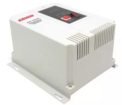 Стабилизатор напряжения Powerman AVS 2000P, 2000 VA, 2 кВт, EURO, белый