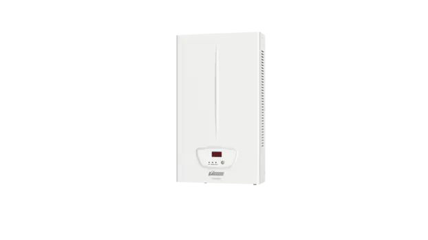 Стабилизатор напряжения Powerman AVS-3000S, 3000 VA, 3 кВт, клеммная колодка, белый