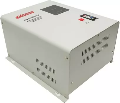 Стабилизатор напряжения Powerman AVS 8000P, 8000VA, Клеммная колодка, белый
