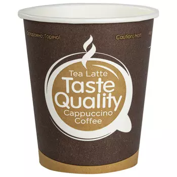 Стакан Формация Taste Quality, 250 мл, 8 см, ламинированный картон, печать (рисунок), 75 шт. (HB80-280-0004-75)