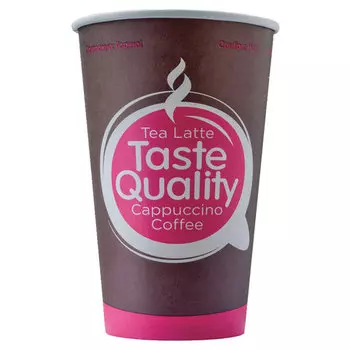 Стакан Формация Taste Quality HB90-530-0399, 400мл, 9см, ламинированный картон, печать (рисунок), 50шт. (606199)