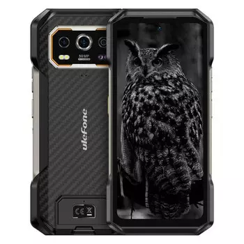 Смартфон Ulefone Armor 27, 6.78" 2460x1080 IPS, MediaTek Helio G99, 12Gb RAM, 256Gb, 3G/4G, NFC, Wi-Fi, BT, 3xCam, 2-Sim, 10.6 А·ч, USB Type-C, Android 14, черный, ударопрочный корпус (ULFAR27-12256BLK)