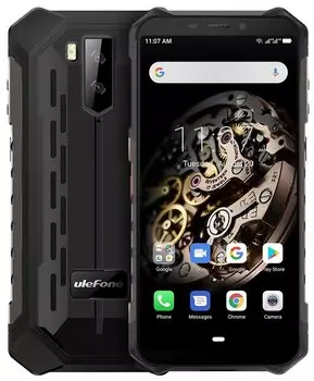 Смартфон Ulefone Armor X5, 5.5" 720x1440 IPS, MediaTek Helio P23 MT6763, 3Gb RAM, 32Gb, 3G/4G, NFC, Wi-Fi, BT, 2xCam, 2-Sim, 5000 мА⋅ч, Micro-USB, Android 9, черный, ударопрочный корпус (ULF-ARX5-BK)
