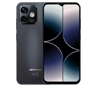 Смартфон Ulefone Note 16 Pro, 6.52" 1600x720 IPS, Unisoc Tiger T606, 8Gb RAM, 128Gb, 3G/4G, Wi-Fi, BT, 2xCam, 2-Sim, 4400 мАч, USB Type-C, Android 13, черный (6937748735328)