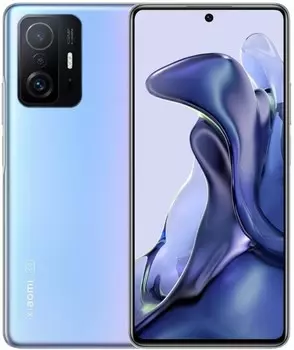 Смартфон Xiaomi 11T, 6.67" 1080x2400 AMOLED, MediaTek Dimensity 1200-Ultra, 8Gb RAM, 128Gb, 3G/4G/5G, NFC, Wi-Fi, BT, 3xCam, 2-Sim, 5000 мА⋅ч, USB Type-C, Android 11, голубой (34982/35021)