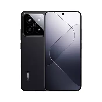 Смартфон Xiaomi 14, 6.36" 2670x1200 AMOLED, Qualcomm Snapdragon 8 Gen 3, 12Gb RAM, 512Gb, 3G/4G/5G, NFC, Wi-Fi, BT, 3xCam, 2-Sim, 4.61 А·ч, USB Type-C, Android 14, черный (53022)