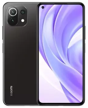 Смартфон Xiaomi Mi 11 Lite, 6.55" 2400x1080 Amoled, Qualcomm Snapdragon 732G, 8Gb RAM, 128Gb, 3G/LTE, NFC, WiFi, BT, 3xCam, 2-Sim, 4250mAh, USB Type-C, Android 11, черный