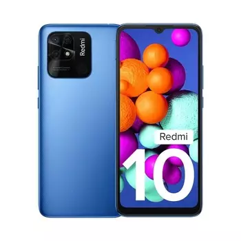 Смартфон Xiaomi Redmi 10C, 6.71" 720x1650 IPS, Qualcomm Snapdragon 680, 4Gb RAM, 64Gb, 3G/4G, NFC, Wi-Fi, BT, 2xCam, 2-Sim, 5000 мА⋅ч, USB Type-C, Android 11, синий (220333QNY/38596)