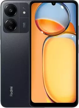 Смартфон Xiaomi Redmi 13C, 6.74" 1600x720 IPS, MediaTek Helio G85, 4Gb RAM, 128Gb, 3G/4G, NFC, Wi-Fi, BT, 3xCam, 2-Sim, 5000 мАч, USB Type-C, Android 13, черный (MZB0FJXRU/51130)